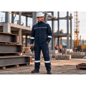 Куртка огнестойкая антистатическая NEWPORT II темно-синяя - 4