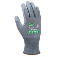 Перчатки с ПУ покрытием DOLONI 4572 D-FLEX серые (от 60 пар)